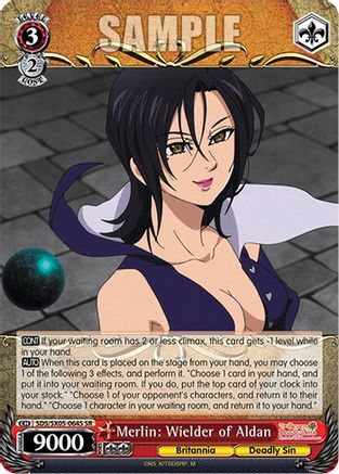 Image of Merlin: Wielder of Aldan (SR) (SDS/SX05-064S SR) - The Seven Deadly Sins: Revival of The Commandments