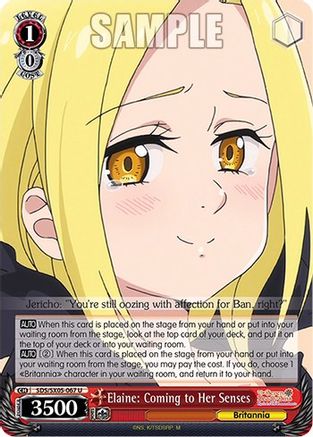 Image of Elaine: Coming to Her Senses (SDS/SX05-067 U) - The Seven Deadly Sins: Revival of The Commandments