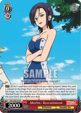 Image of Merlin: Recruitment (SDS/SX05-072 C) - The Seven Deadly Sins: Revival of The Commandments