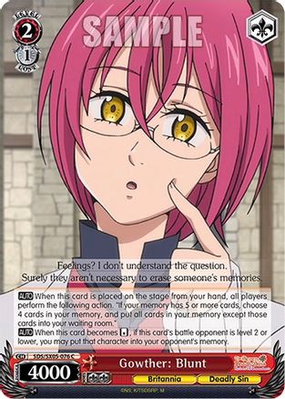 Image of Gowther: Blunt (SDS/SX05-076 C) - The Seven Deadly Sins: Revival of The Commandments