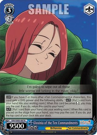 Image of Gloxinia of the Ten Commandments (SDS/SX05-087 R) - The Seven Deadly Sins: Revival of The Commandments