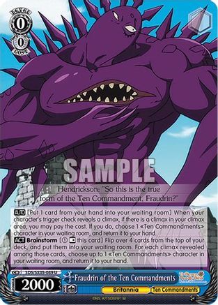 Image of Fraudrin of the Ten Commandments (SDS/SX05-089 U) - The Seven Deadly Sins: Revival of The Commandments