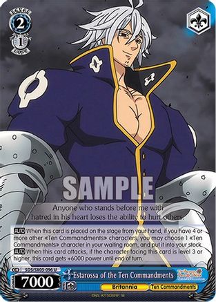 Image of Estarossa of the Ten Commandments (SDS/SX05-096 U) - The Seven Deadly Sins: Revival of The Commandments