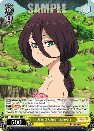 Image of Druid Chief Zaneri (SDS/SX05-018 C) - The Seven Deadly Sins: Revival of The Commandments