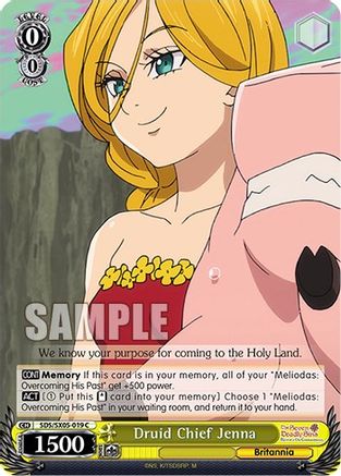 Image of Druid Chief Jenna (SDS/SX05-019 C) - The Seven Deadly Sins: Revival of The Commandments