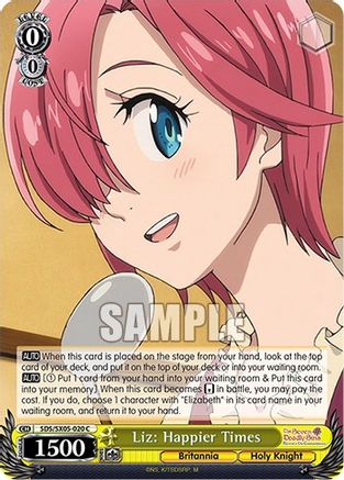 Image of Liz: Happier Times (SDS/SX05-020 C) - The Seven Deadly Sins: Revival of The Commandments