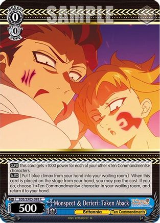 Image of Monspeet & Derieri: Taken Aback (SDS/SX05-098 C) - The Seven Deadly Sins: Revival of The Commandments