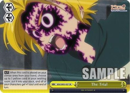 Image of The Trial (SDS/SX05-027 CR) - The Seven Deadly Sins: Revival of The Commandments