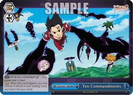 Image of Ten Commandments (RRR) (SDS/SX05-108R RRR) - The Seven Deadly Sins: Revival of The Commandments