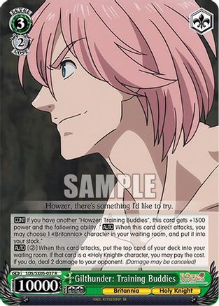 Image of Gilthunder: Training Buddies (SDS/SX05-037 R) - The Seven Deadly Sins: Revival of The Commandments
