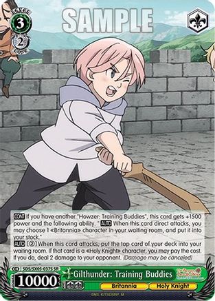 Image of Gilthunder: Training Buddies (SR) (SDS/SX05-037S SR) - The Seven Deadly Sins: Revival of The Commandments