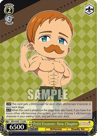 Image of Petit Escanor: New Chapter (SDS/SX05-113 PR) - The Seven Deadly Sins: Revival of The Commandments