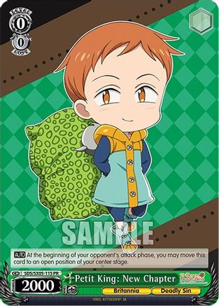 Image of Petit King: New Chapter (SDS/SX05-115 PR) - The Seven Deadly Sins: Revival of The Commandments
