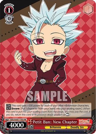 Image of Petit Ban: New Chapter (Foil) (SDS/SX05-116S PR) - The Seven Deadly Sins: Revival of The Commandments
