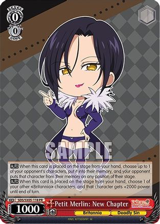 Image of Petit Merlin: New Chapter (SDS/SX05-118 PR) - The Seven Deadly Sins: Revival of The Commandments