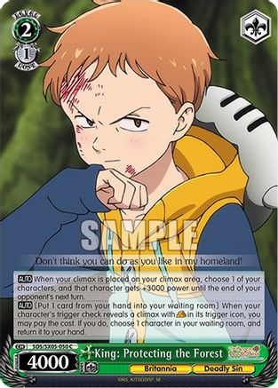 Image of King: Protecting the Forest (SDS/SX05-050 C) - The Seven Deadly Sins: Revival of The Commandments
