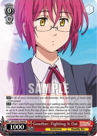 Image of Gowther: Fighting It Out (SDS/SX05-056 RR) - The Seven Deadly Sins: Revival of The Commandments