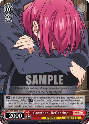 Image of Gowther: Reflecting (SDS/SX05-059 R) - The Seven Deadly Sins: Revival of The Commandments