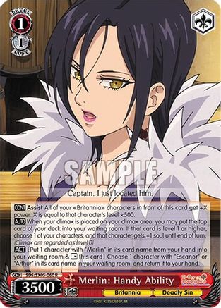 Image of Merlin: Handy Ability (SDS/SX05-060 R) - The Seven Deadly Sins: Revival of The Commandments