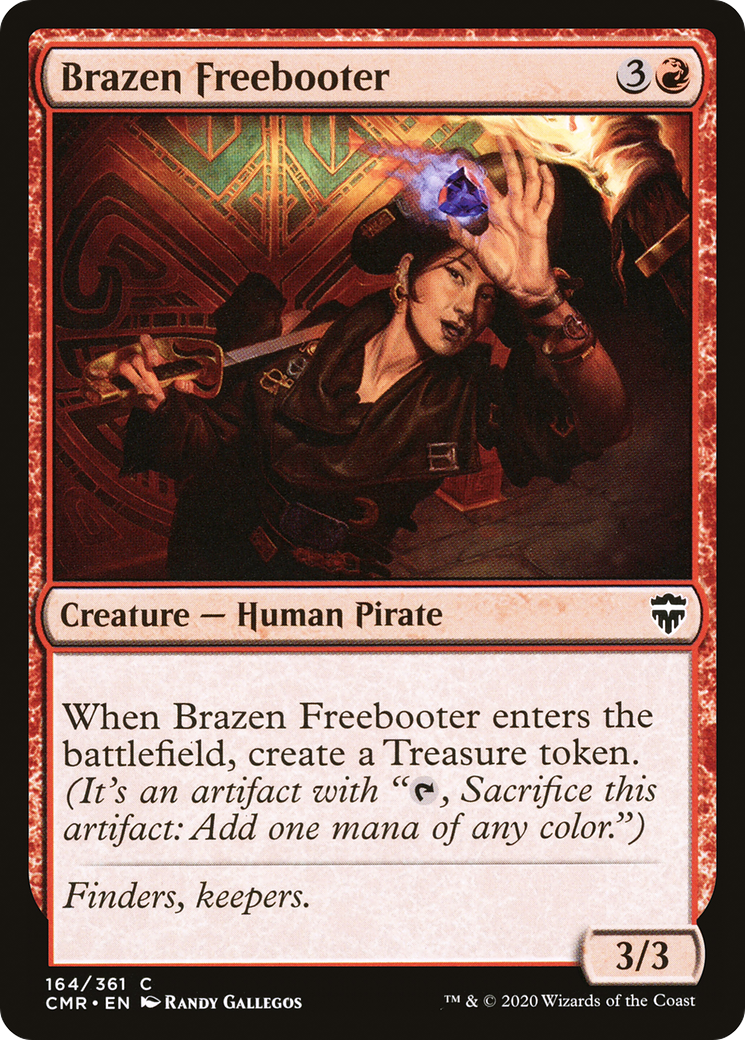 Image of Brazen Freebooter (CMR-164) - Commander Legends