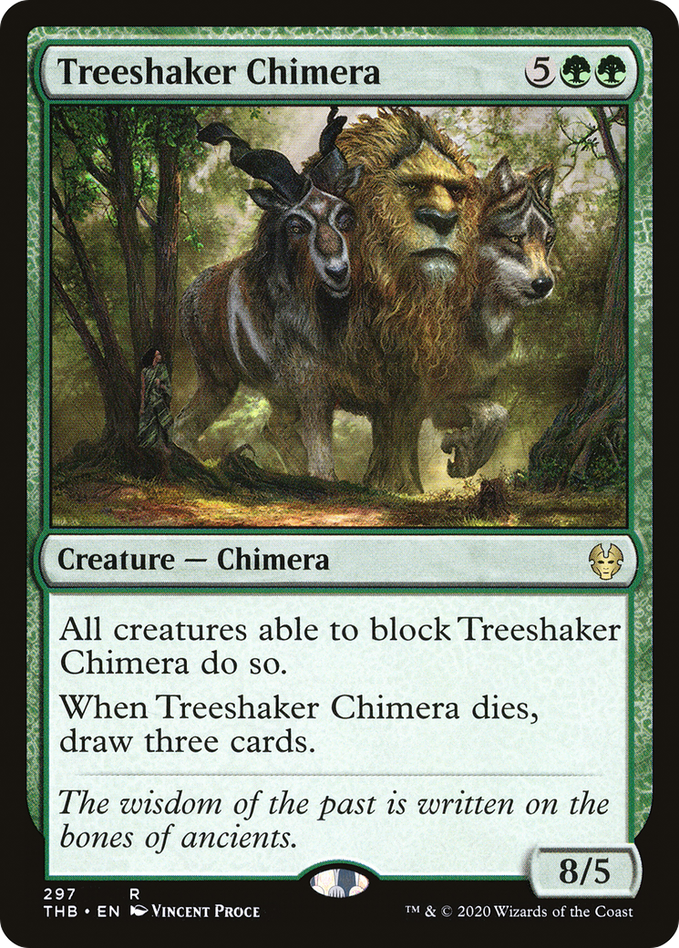 Image of Treeshaker Chimera (THB-297) - Theros Beyond Death