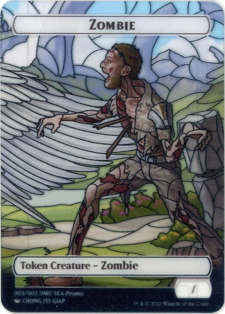 Image of Zombie (PTDMU-003) - Dominaria United Southeast Asia Tokens: (Full Art)