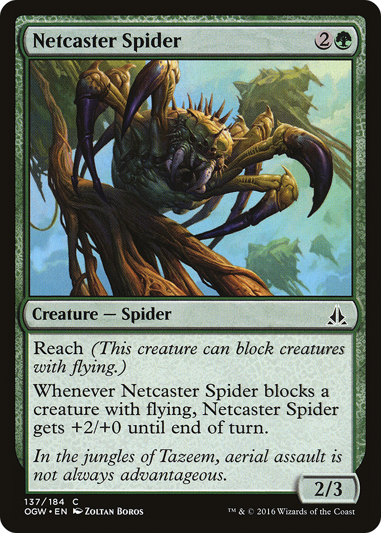 Image of Netcaster Spider (OGW-137) - Oath of the Gatewatch Foil