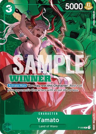 Image of Yamato - P-008 (Winner Pack Vol. 1) (P-008) - One Piece Promotion Cards