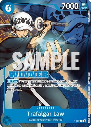 Image of Trafalgar Law - P-009 (Winner Pack Vol. 1) (P-009) - One Piece Promotion Cards