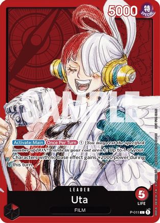 Image of Uta (One Piece Film Red) (P-011) - One Piece Promotion Cards