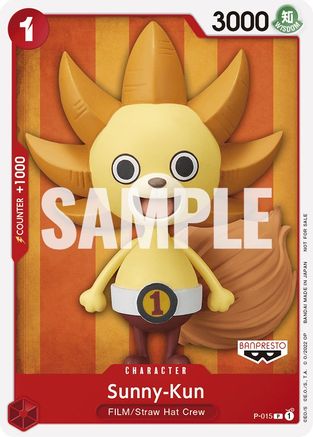 Image of Sunny-Kun (One Piece Film Red) (P-015) - One Piece Promotion Cards