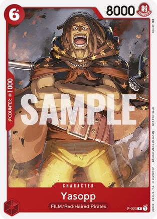 Image of Yasopp (One Piece Film Red) (P-023) - One Piece Promotion Cards