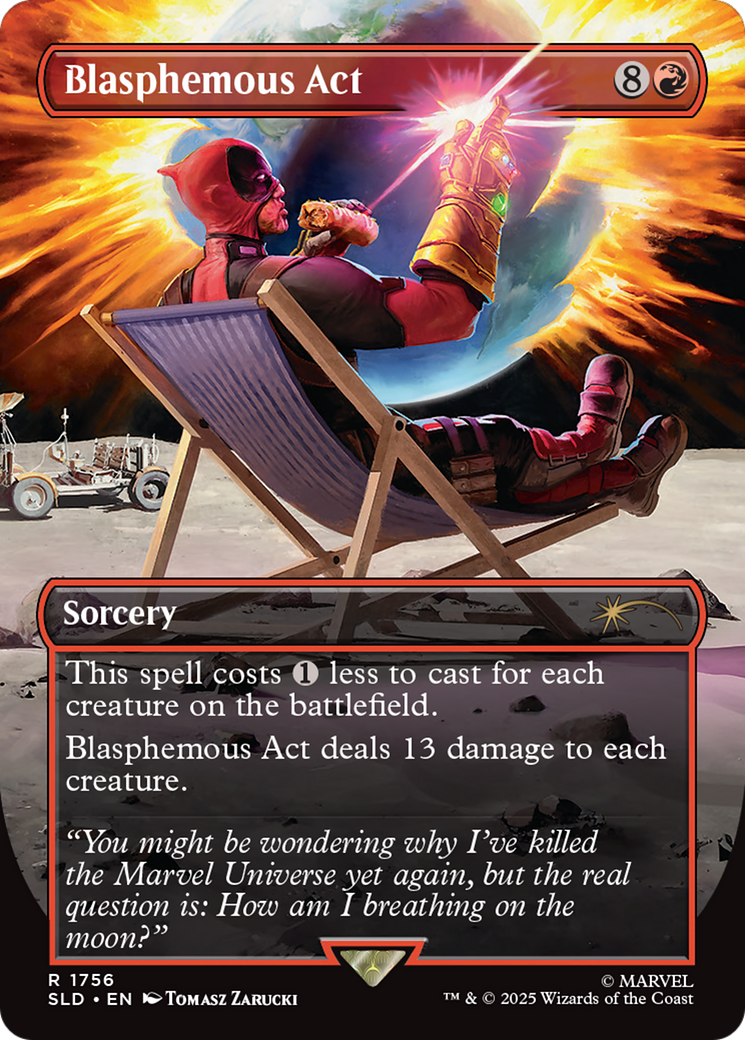 Image of Blasphemous Act (SLD-1756) - Secret Lair Drop (Borderless) Foil