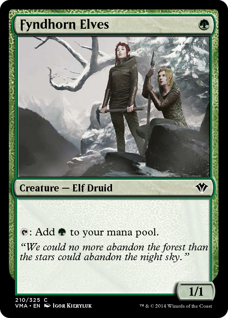 Image of Fyndhorn Elves (VMA-210) - Vintage Masters