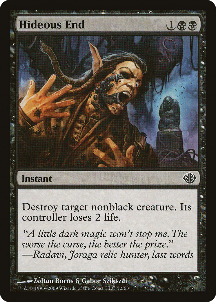 Image of Hideous End (DDD-052) - Duel Decks: Garruk vs. Liliana
