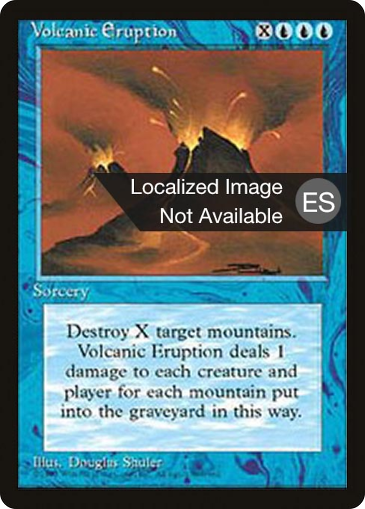 Image of Volcanic Eruption (4BB-) - Fourth Edition Foreign Black Border