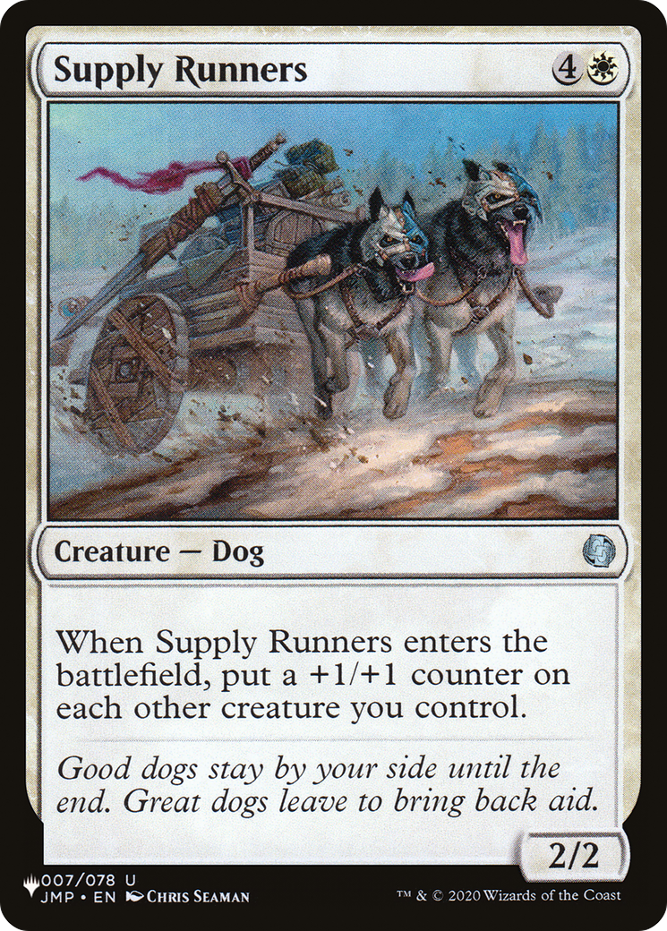 Image of Supply Runners (LIST-JMP-7) - The List