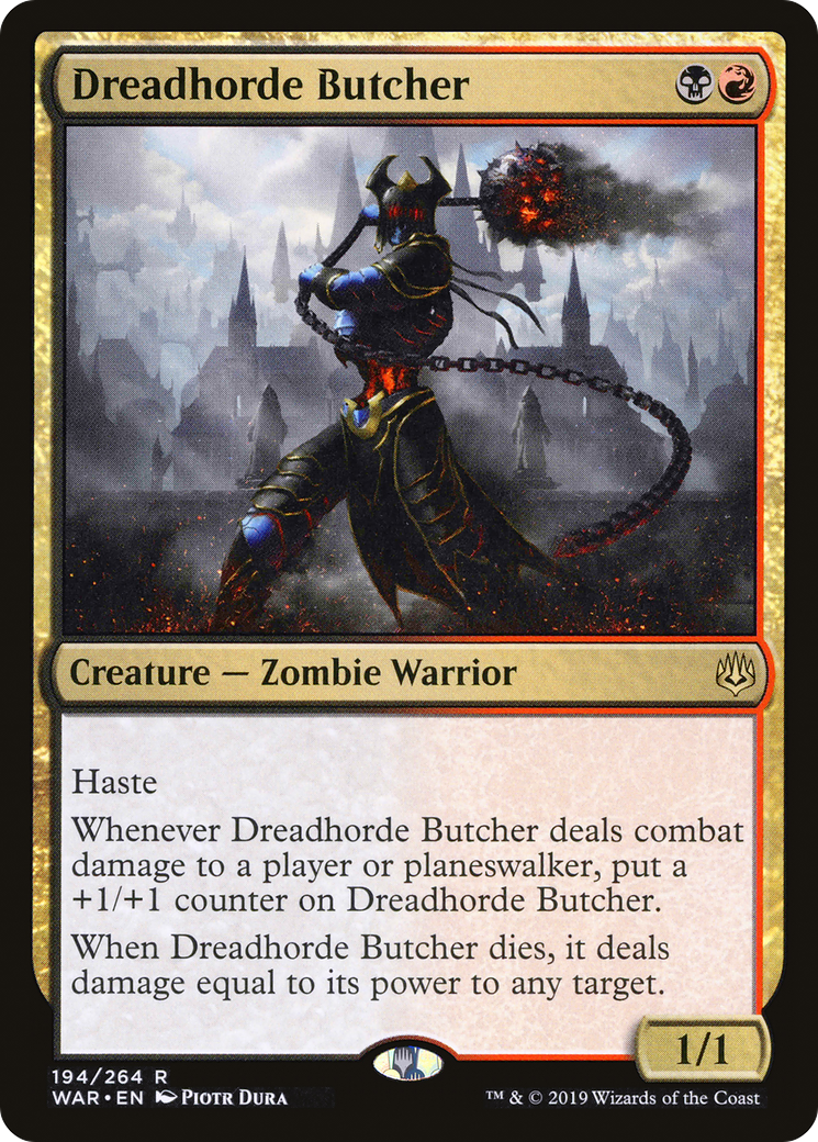 Image of Dreadhorde Butcher (WAR-194) - War of the Spark Foil
