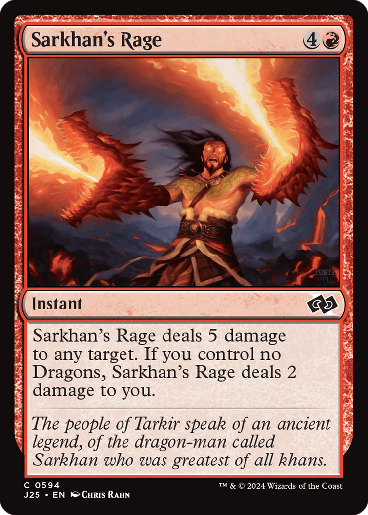 Image of Sarkhan's Rage (J25-594) - Foundations Jumpstart