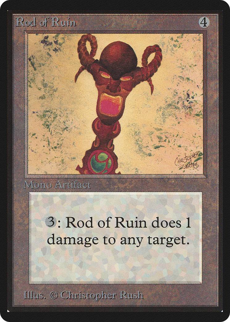Image of Rod of Ruin (LEB-) - Limited Edition Beta