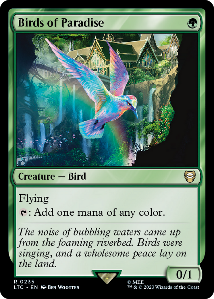 Image of Birds of Paradise (LTC-235) - Tales of Middle-earth Commander