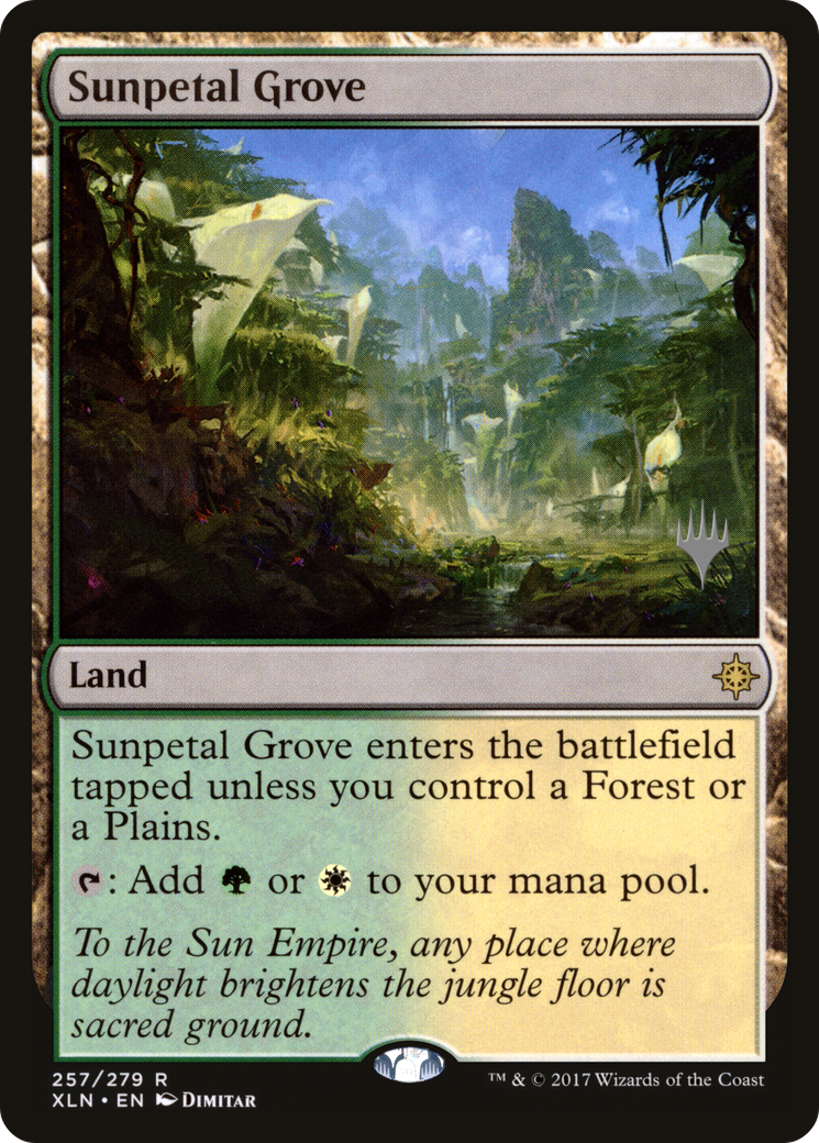 Image of Sunpetal Grove (PPM20-257) - Ixalan Promos
