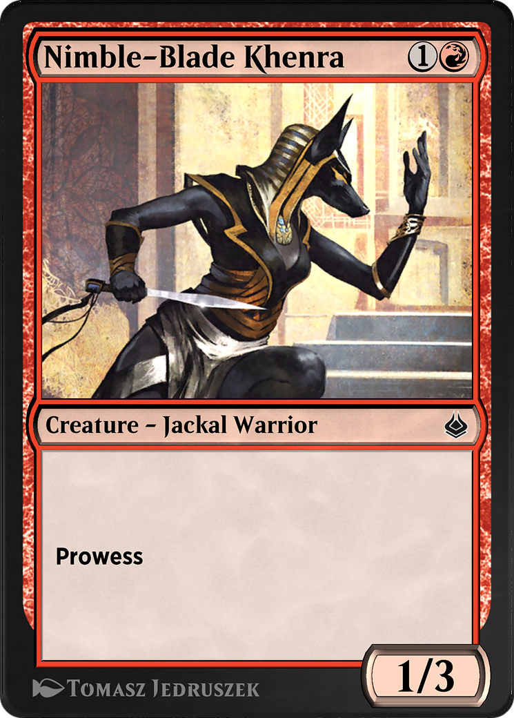 Image of Nimble-Blade Khenra (AKR-168) - Amonkhet Remastered
