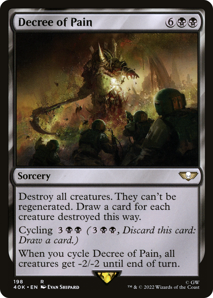 Image of Decree of Pain (40K-198) - Warhammer 40,000 Commander