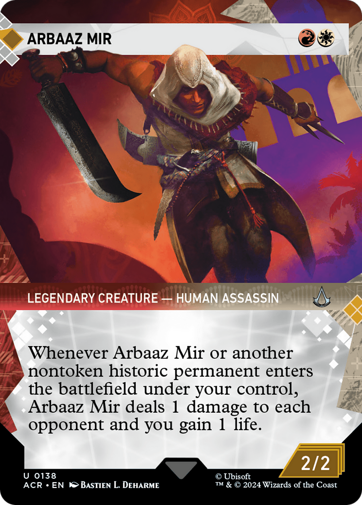 Image of Arbaaz Mir (Showcase) (ACR-138) - Assassin's Creed: (Showcase) (Borderless)