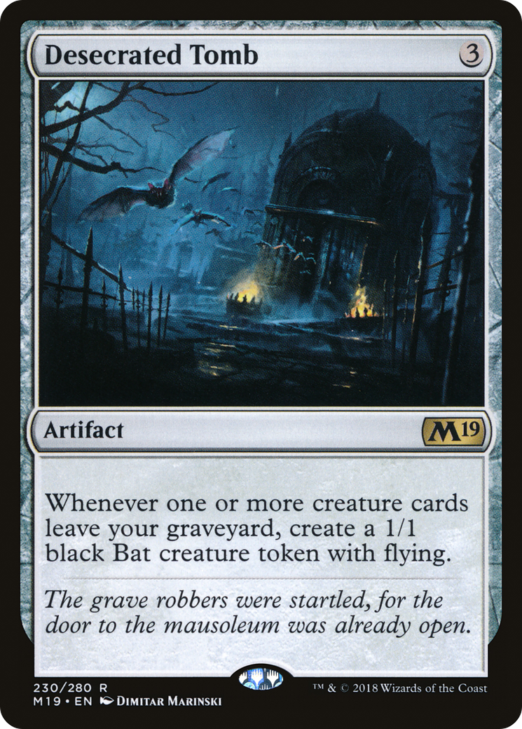 Image of Desecrated Tomb (M19-230) - Core Set 2019