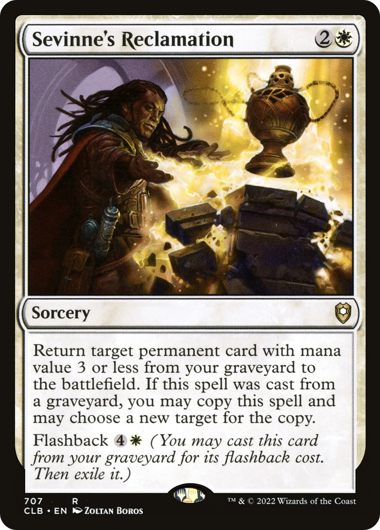 Image of Sevinne's Reclamation (CLB-707) - Commander Legends: Battle for Baldur's Gate