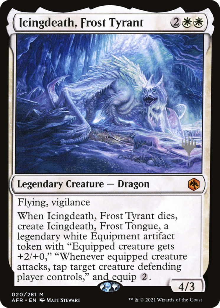 Image of Icingdeath, Frost Tyrant (PPAFR-020) - Adventures in the Forgotten Realms Promos Foil