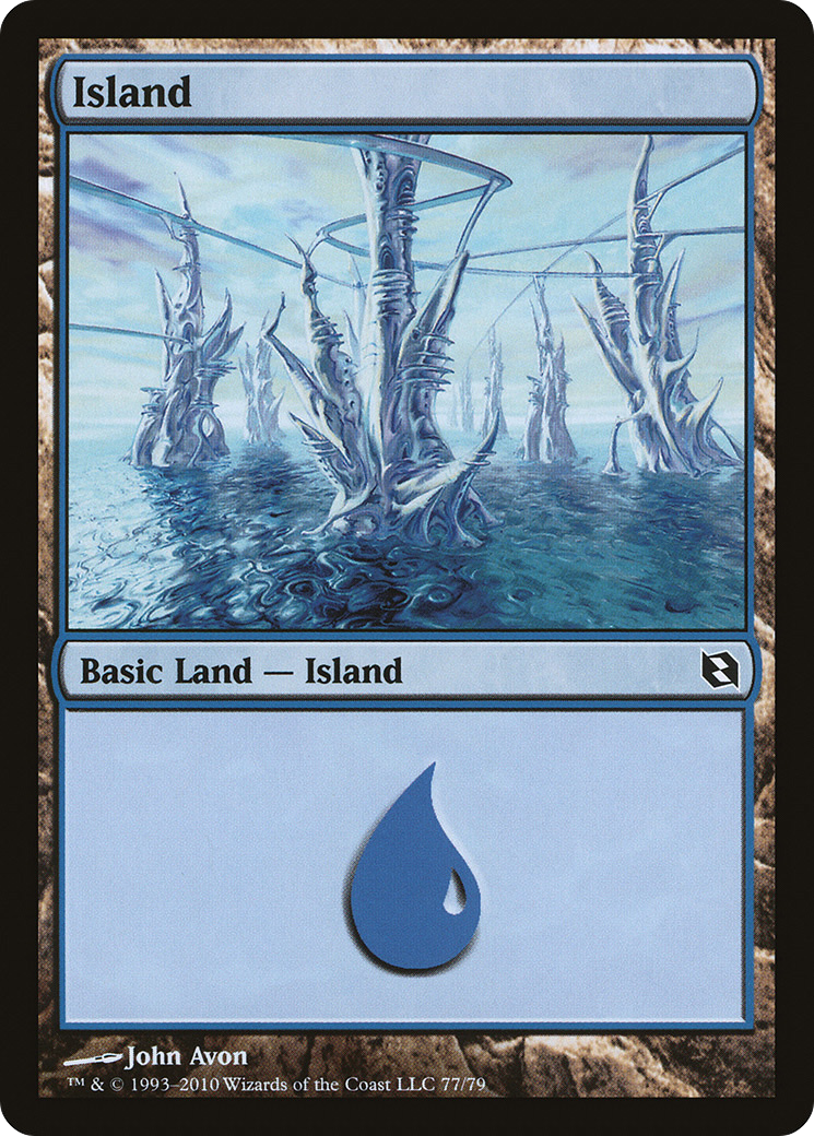 Image of Island (77) (DDF-077) - Duel Decks: Elspeth vs. Tezzeret