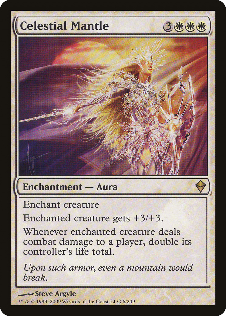Image of Celestial Mantle (ZEN-006) - Zendikar Foil